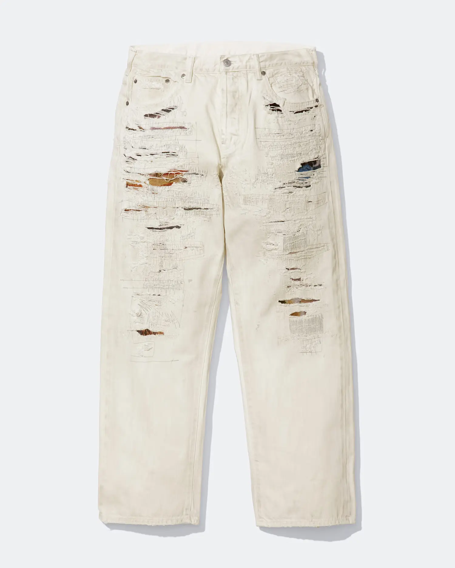 Supreme Supreme Supreme®/MM6 Maison Margiela Distressed Loose Fit Selvedge Jean