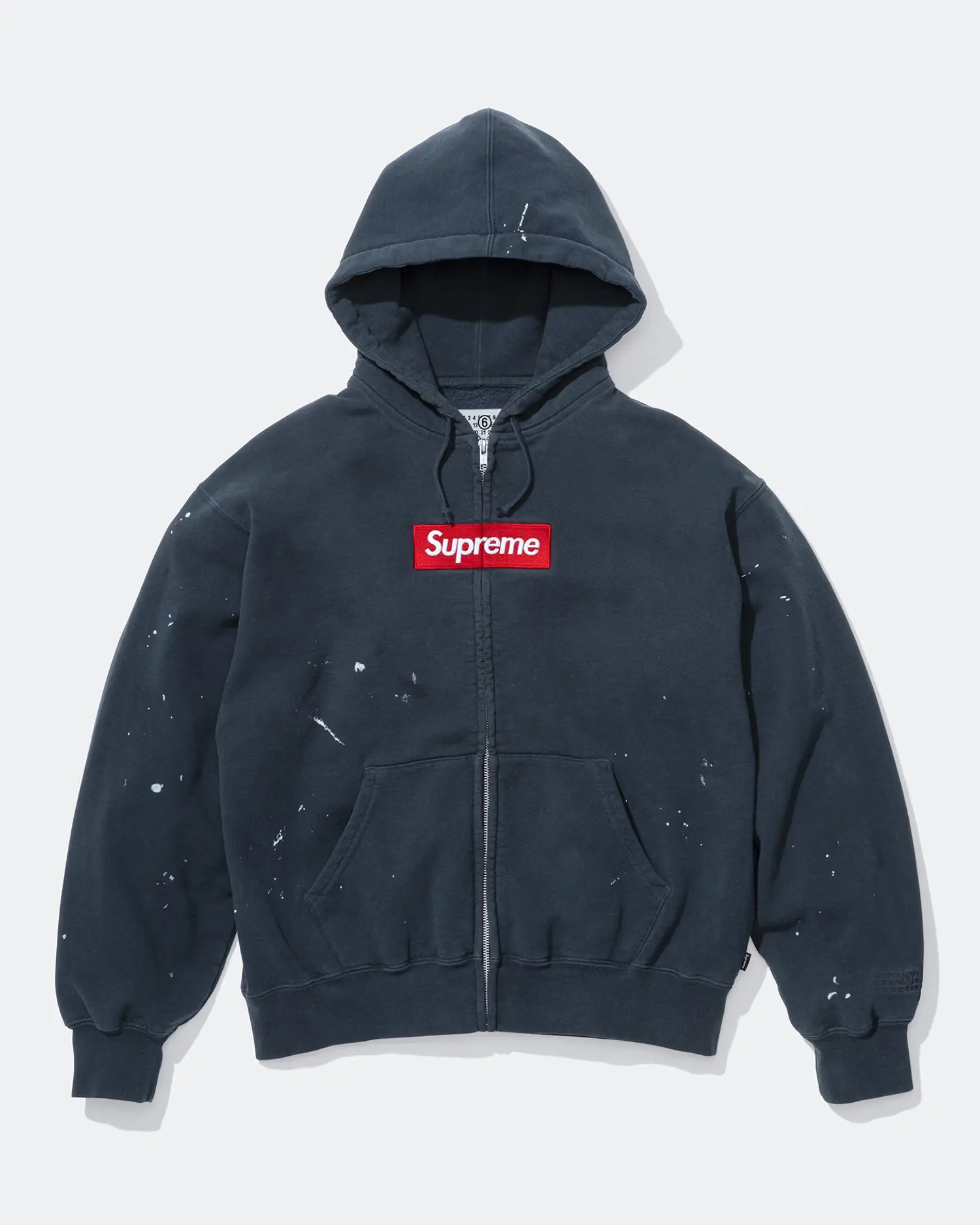 Supreme Supreme Supreme®/MM6 Maison Margiela Box Logo Zip Up Hooded Sweatshirt