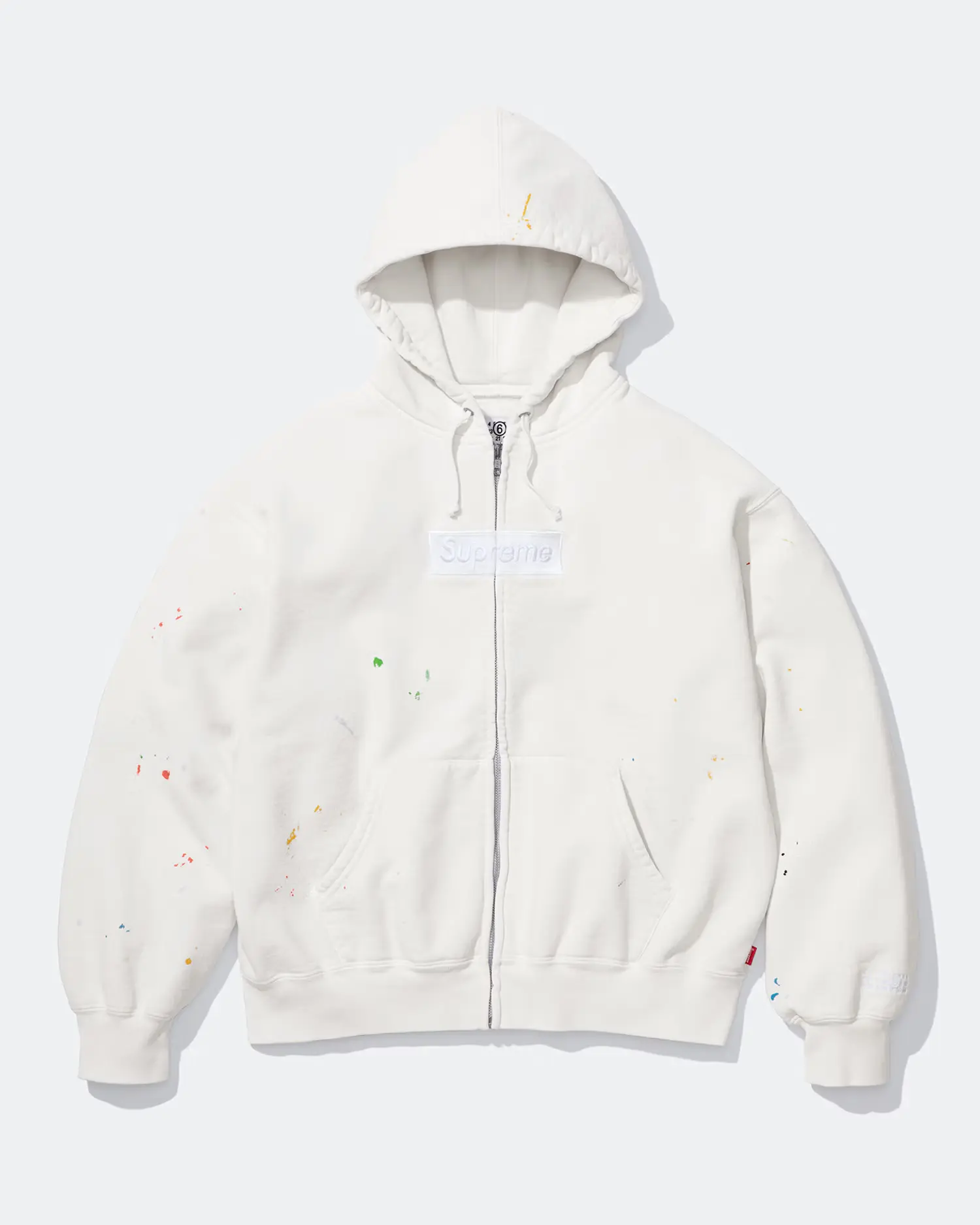 Supreme Supreme Supreme®/MM6 Maison Margiela Box Logo Zip Up Hooded Sweatshirt