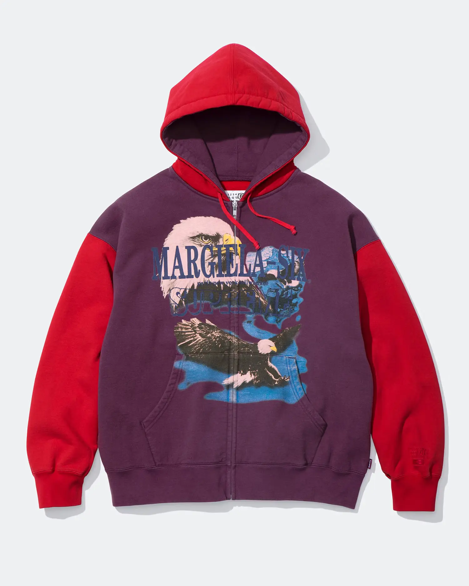 Supreme Supreme Supreme®/MM6 Maison Margiela Eagle Zip Up Hooded Sweatshirt
