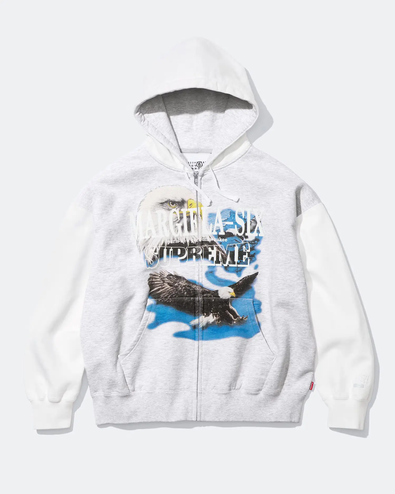 Supreme Supreme Supreme®/MM6 Maison Margiela Eagle Zip Up Hooded Sweatshirt
