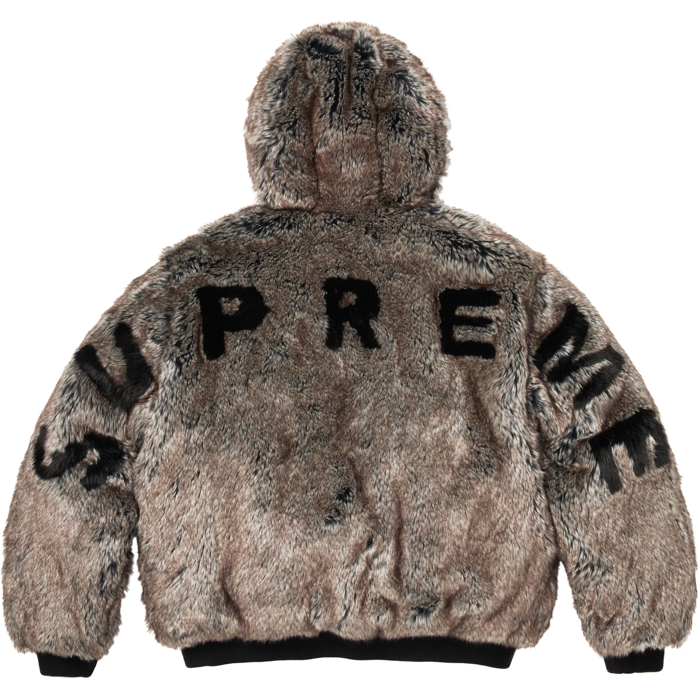 Supreme Reversible Faux Fur Hooded Work Jacket