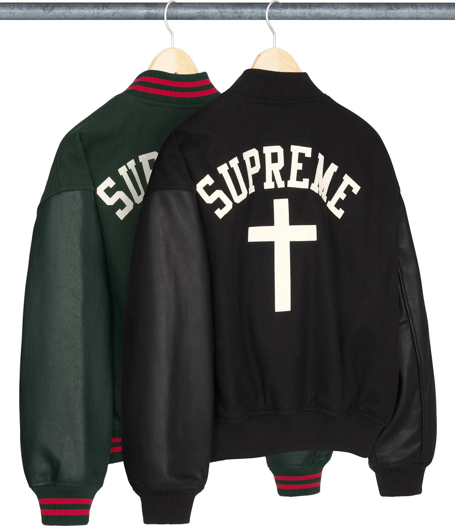 Supreme Supreme Cross Varsity Jacket