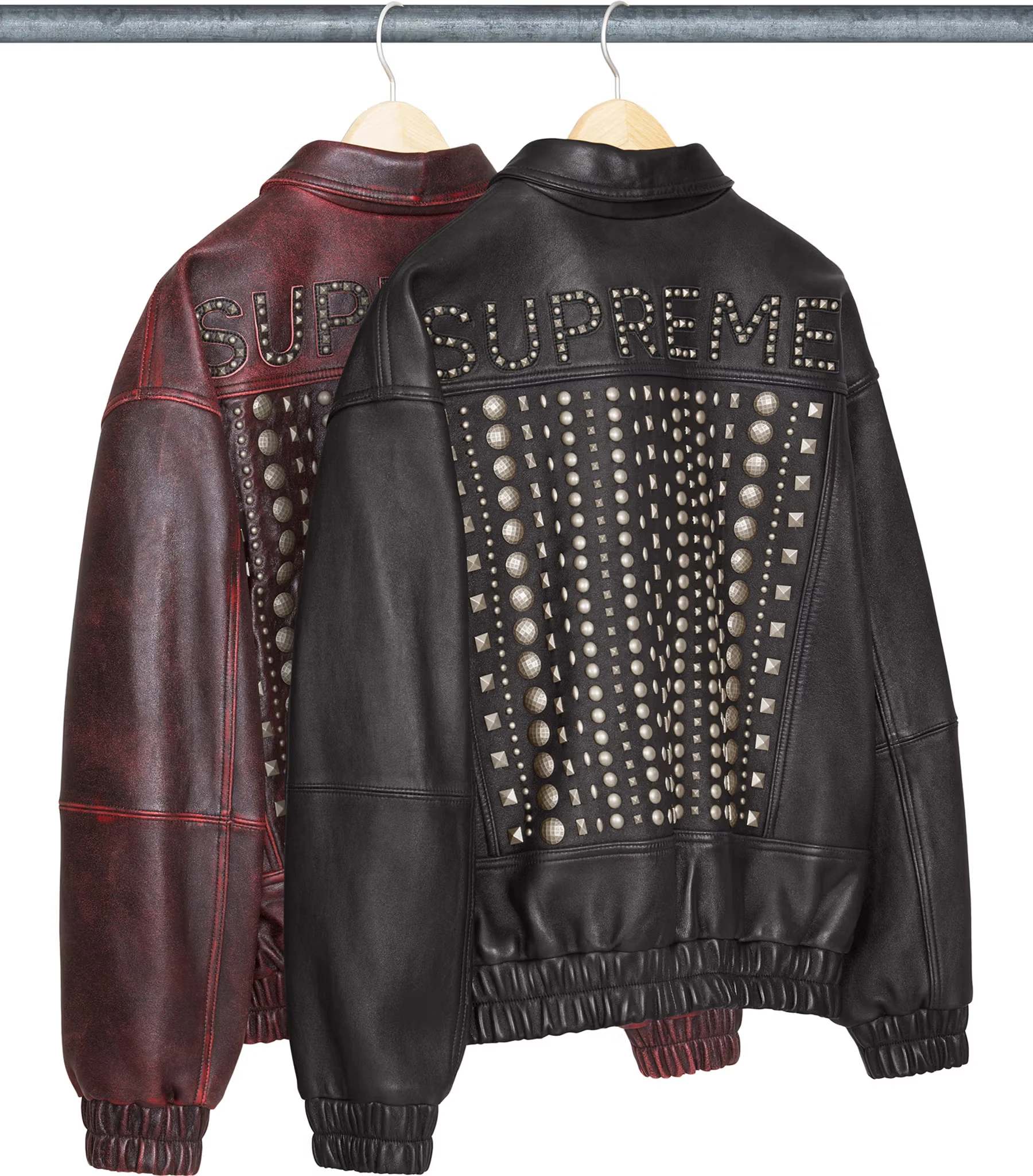 Supreme Supreme Multi Studded Leather Jacket