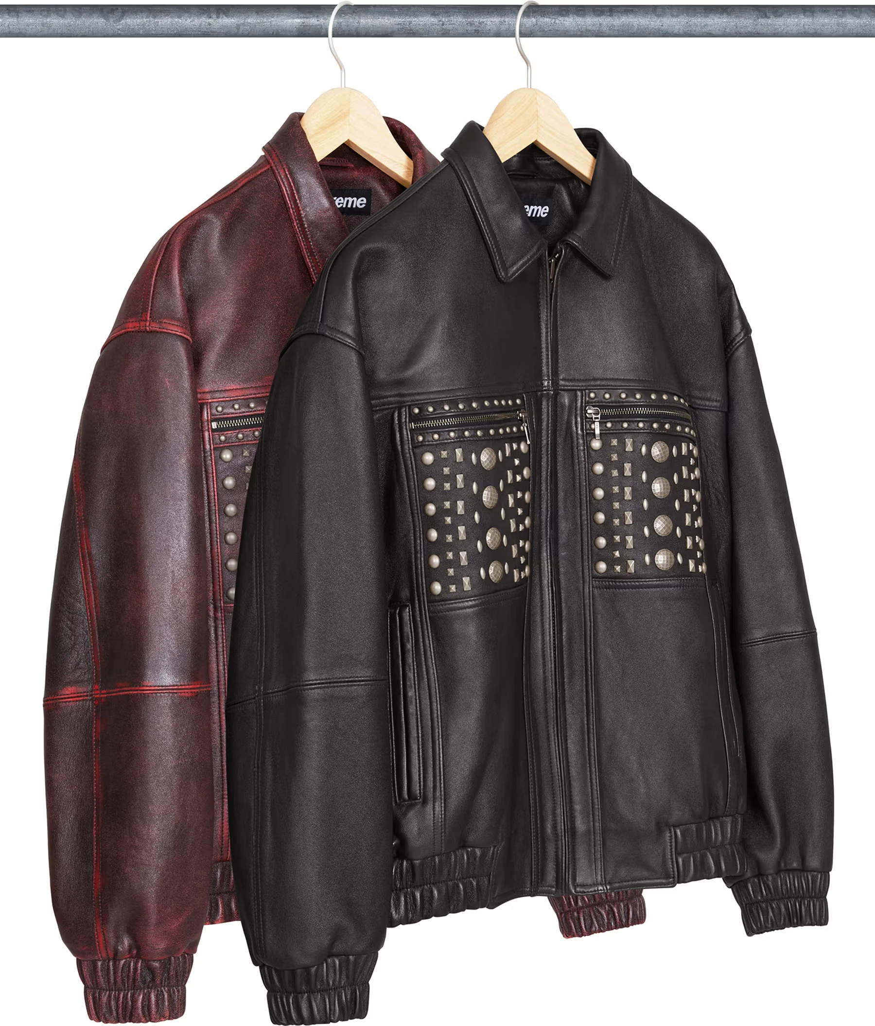 Supreme Supreme Multi Studded Leather Jacket