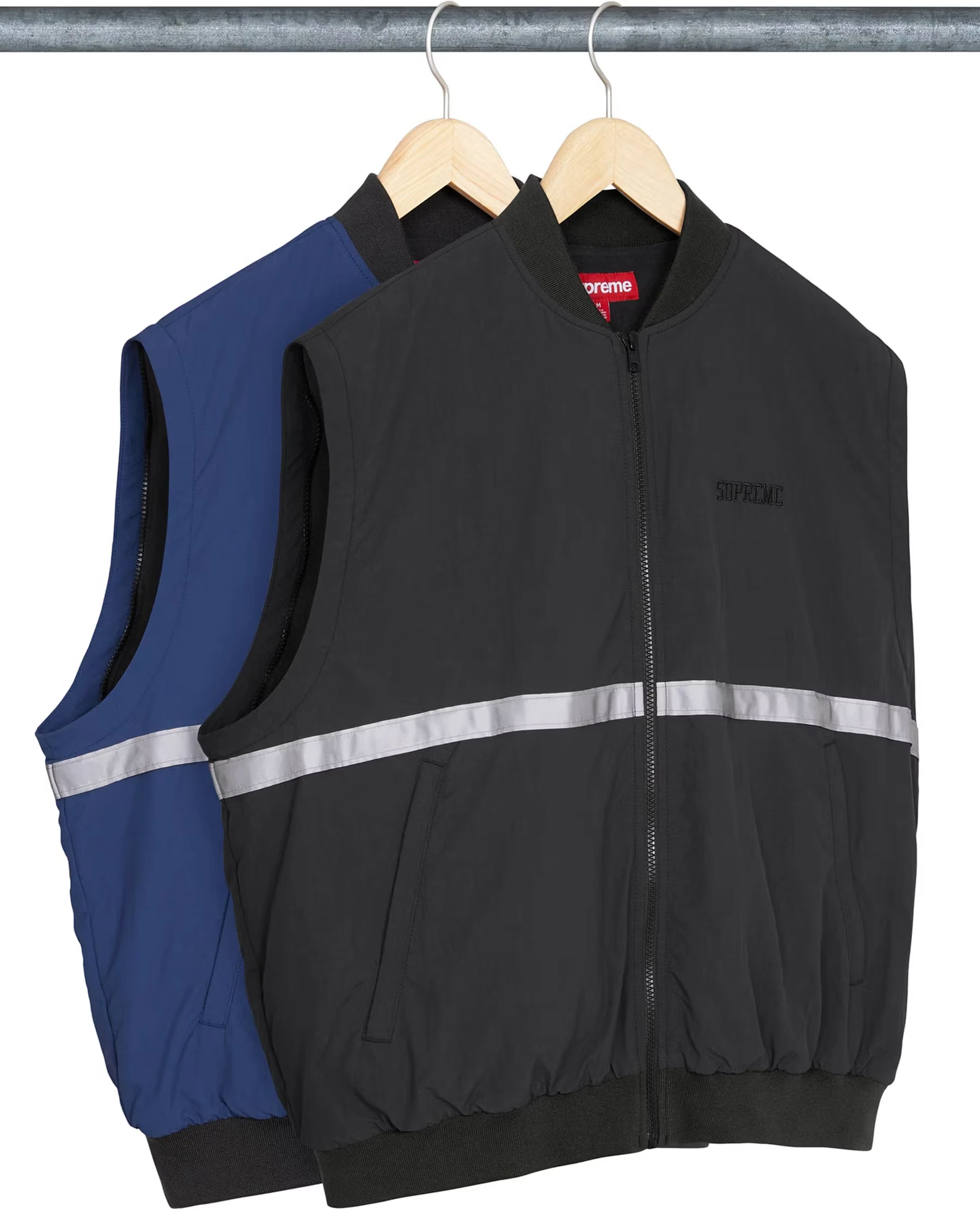 Supreme Supreme Zip-Off Sleeve Reflective Stripe Jacket