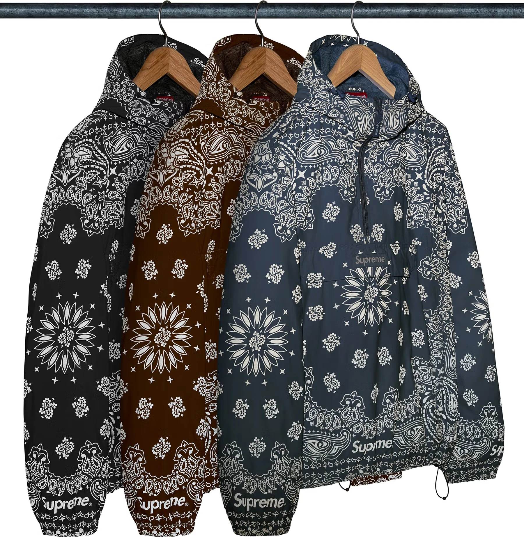 Supreme Supreme Reflective Bandana Anorak