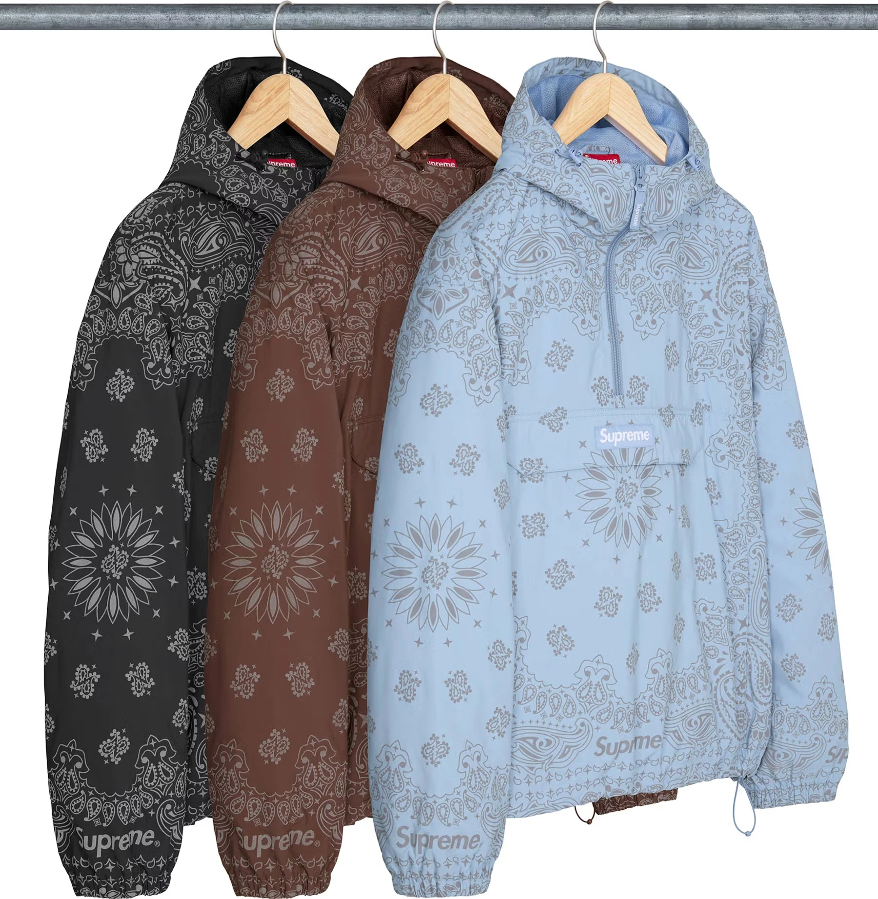 Supreme Supreme Reflective Bandana Anorak