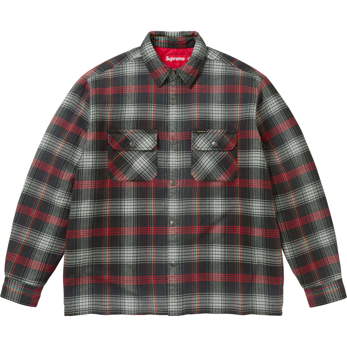 Supreme Quilted Lined Flannel Snap Shirt