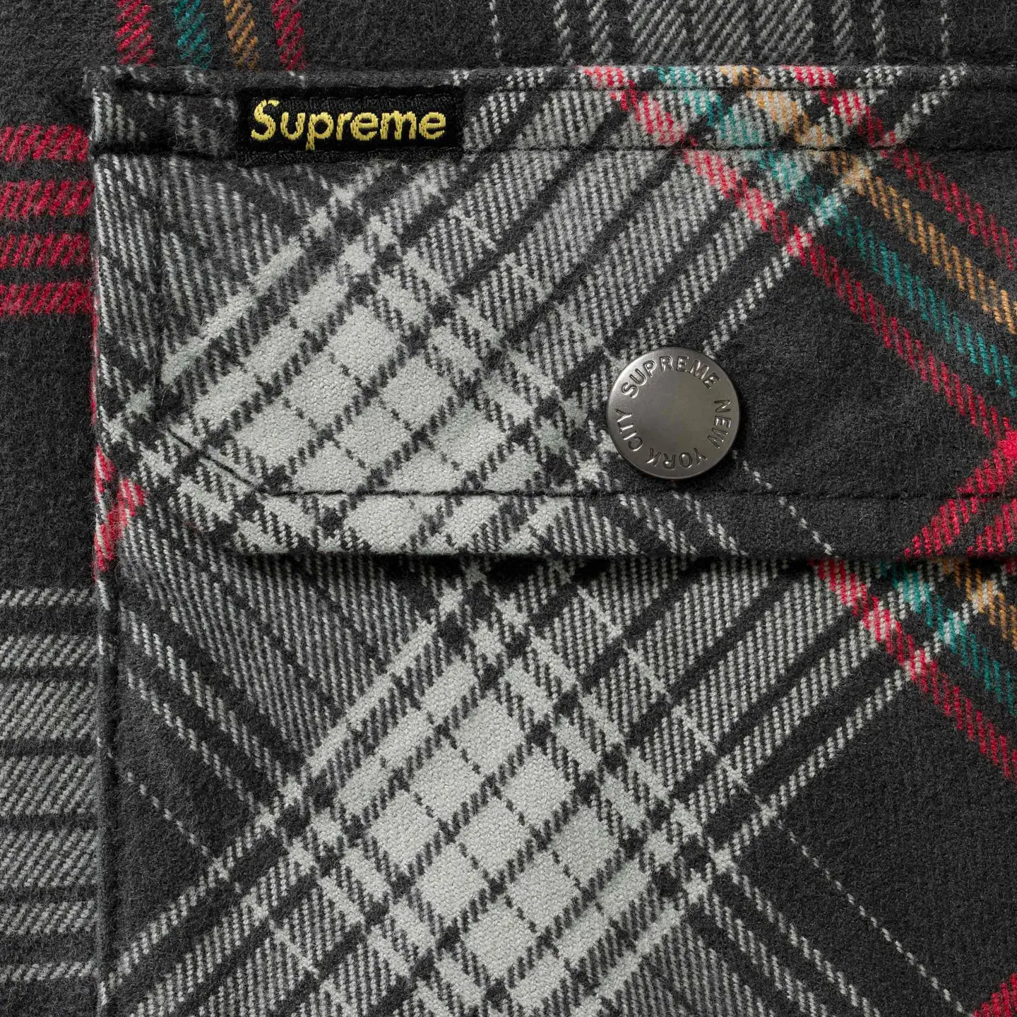 Supreme Quilted Lined Flannel Snap Shirt