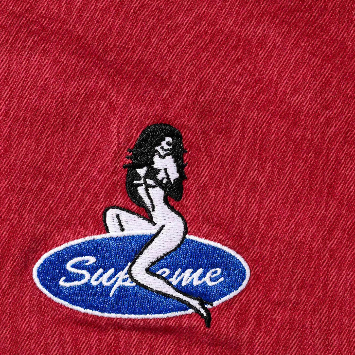 Supreme Quilted Lined Denim Snap Shirt