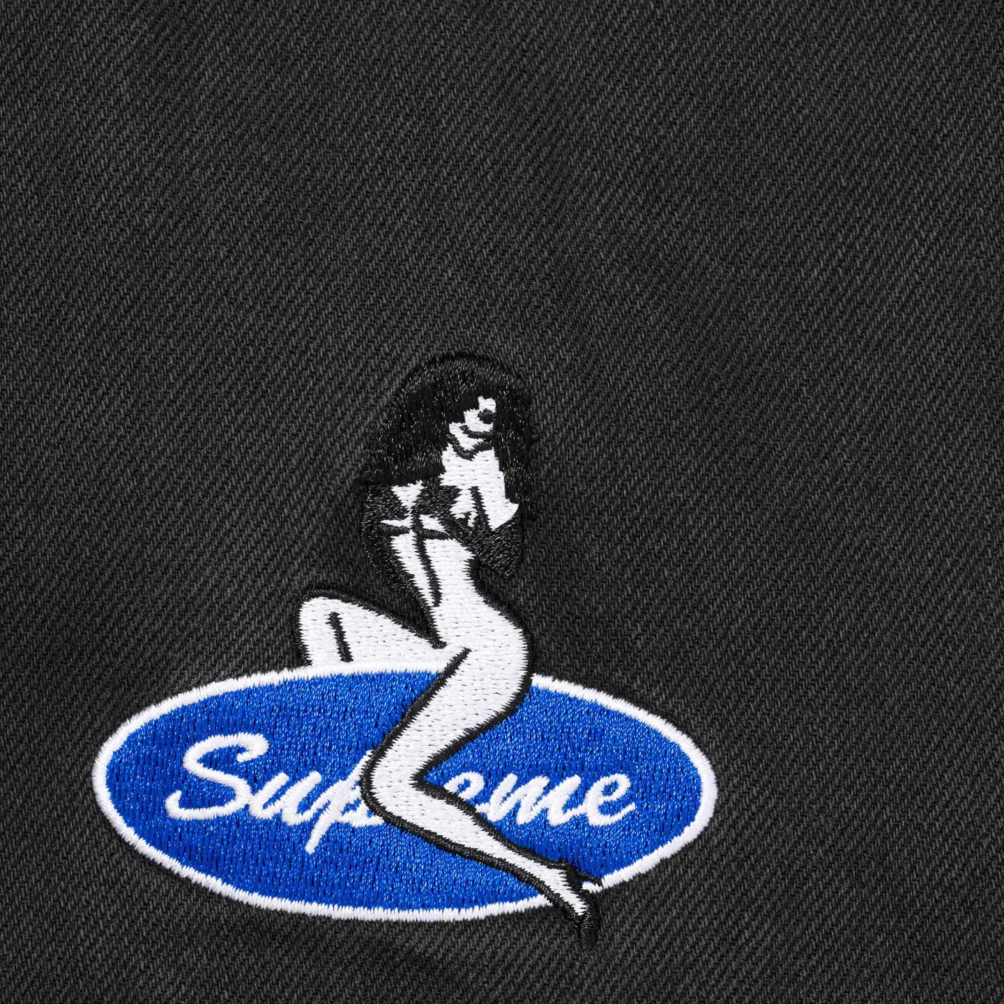 Supreme Quilted Lined Denim Snap Shirt