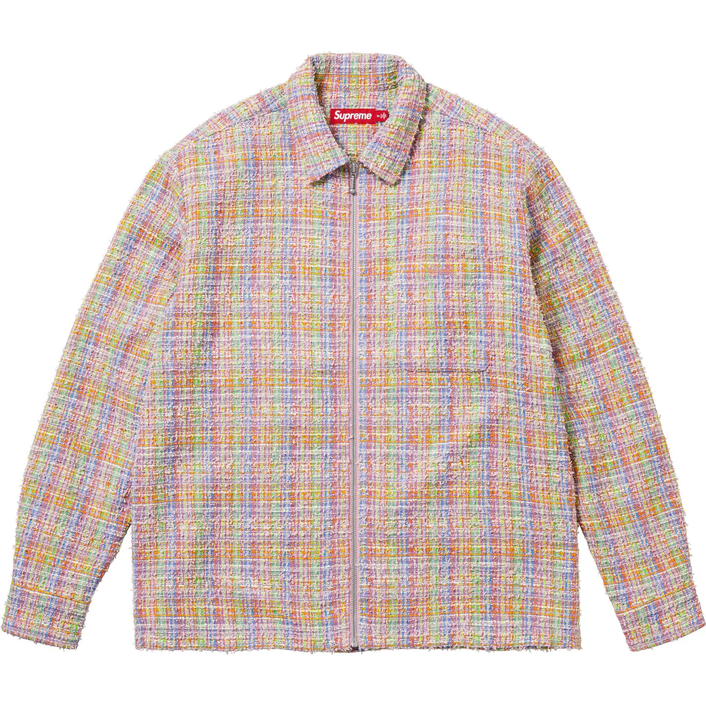 Supreme Bouclé Zip Up Shirt