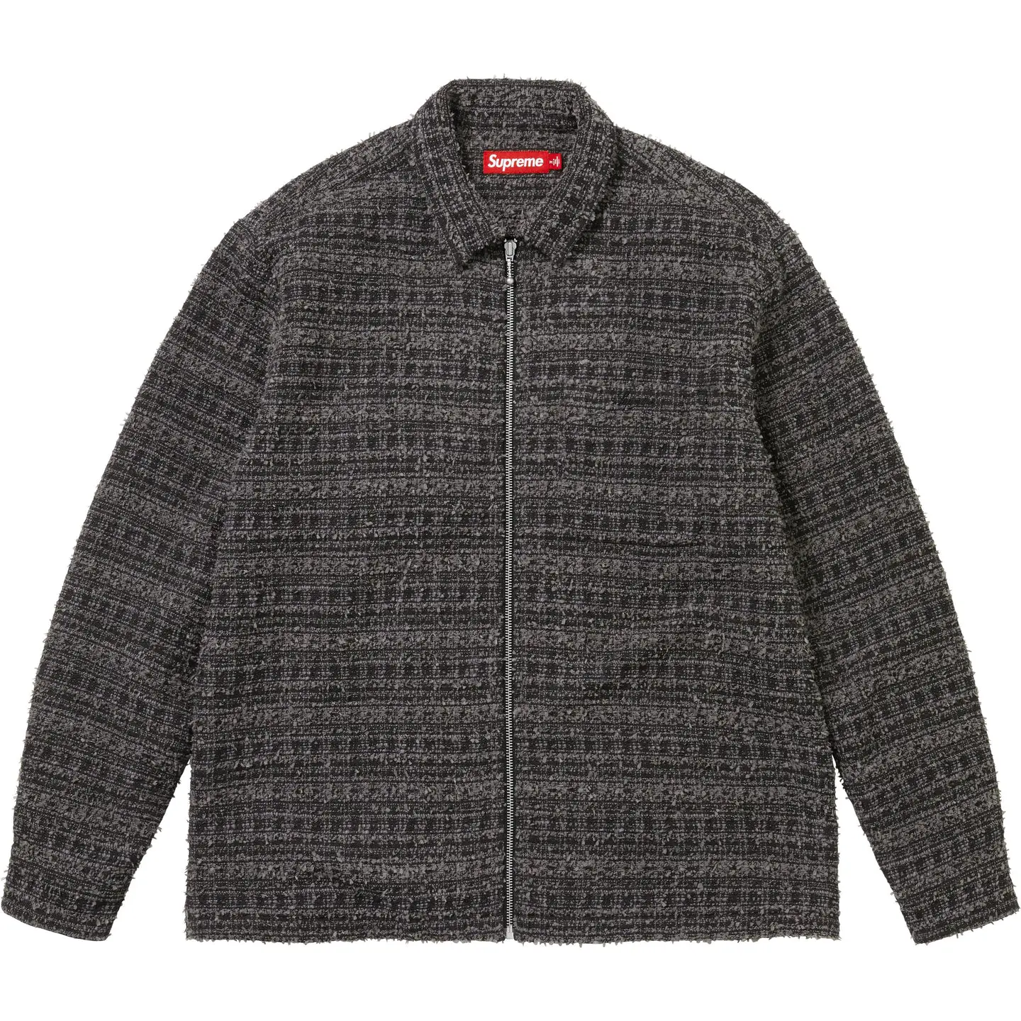 Supreme Bouclé Zip Up Shirt