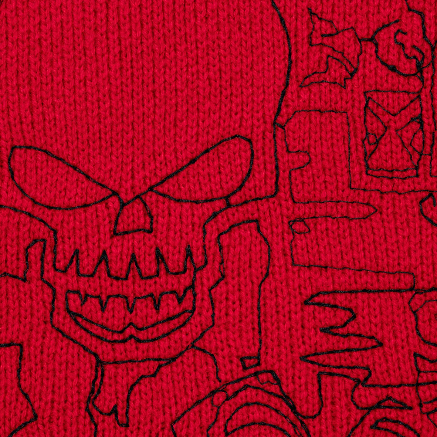 Supreme Collage Embroidered Sweater