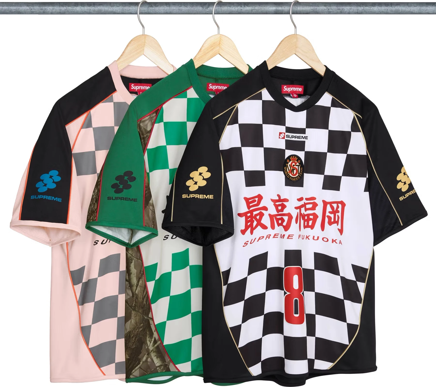 Supreme Checkerboard Soccer Jersey