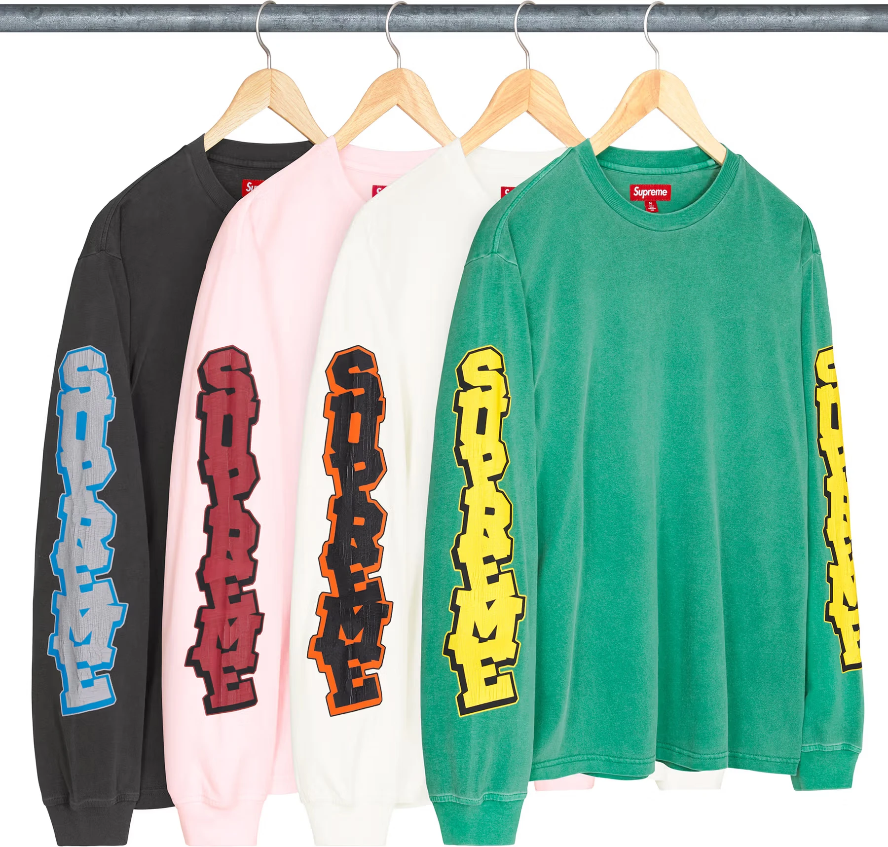 Supreme Cracked Sleeve L/S Top