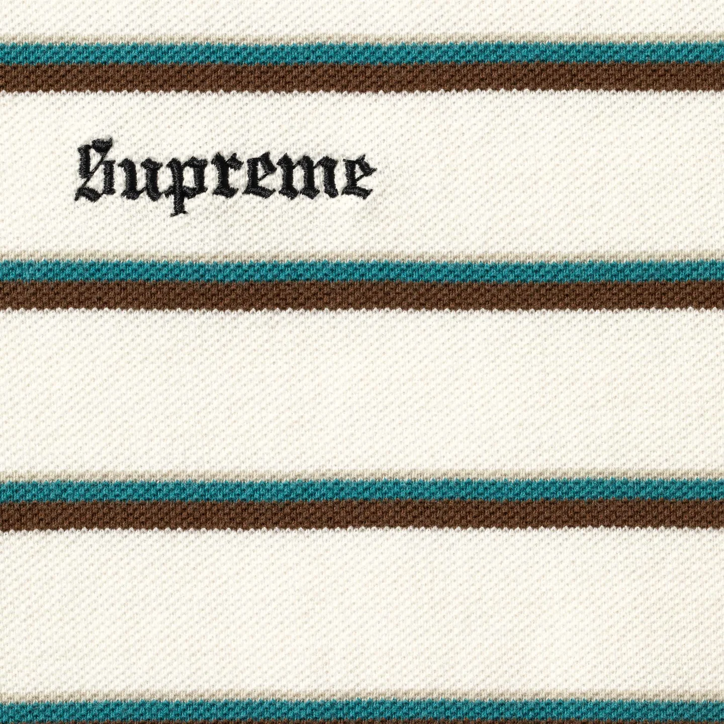 Supreme Washed Stripe Polo