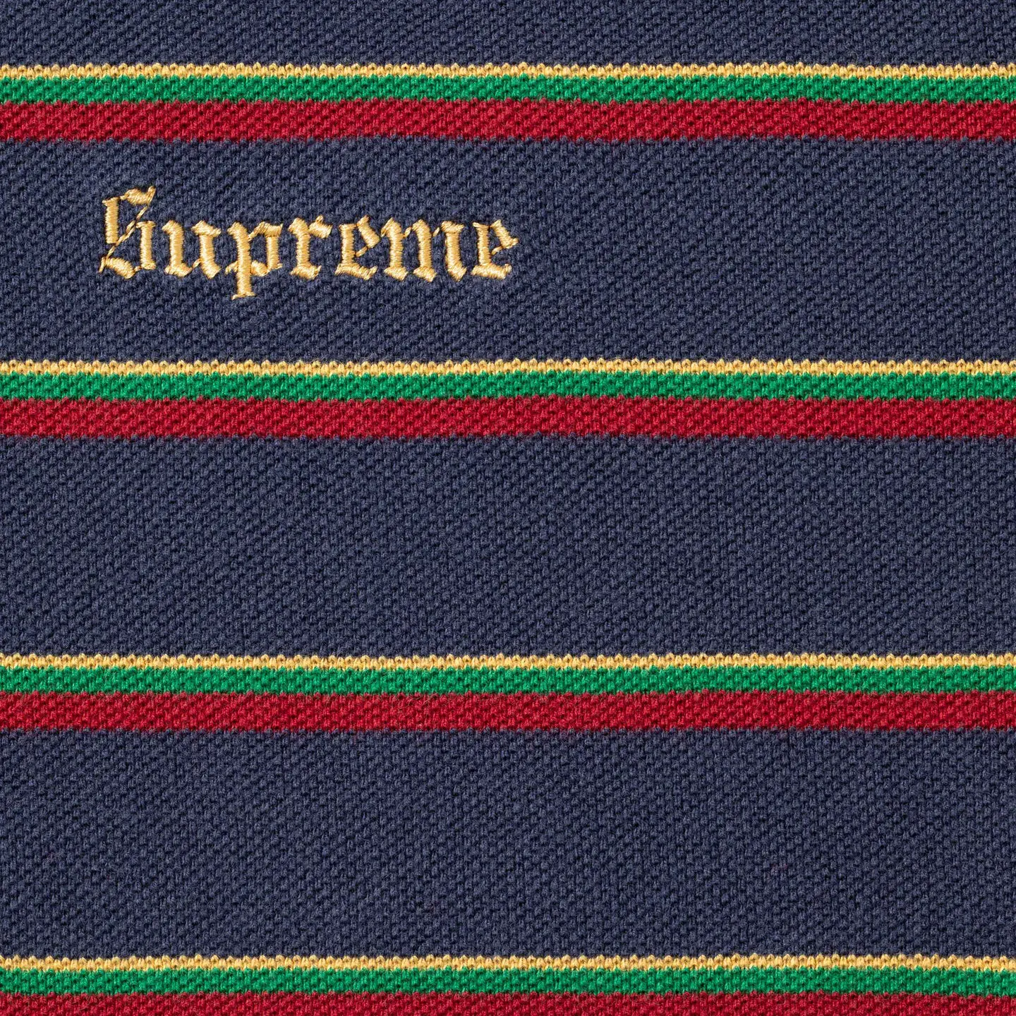 Supreme Washed Stripe Polo