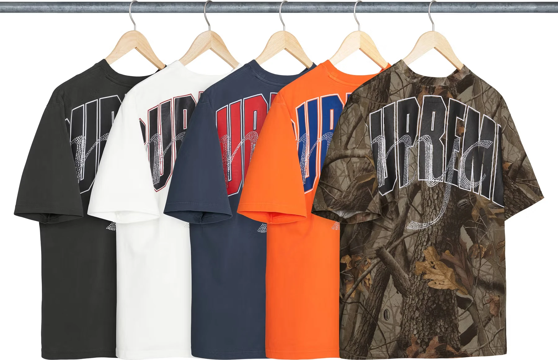 Supreme Rhinestone Script S/S Top