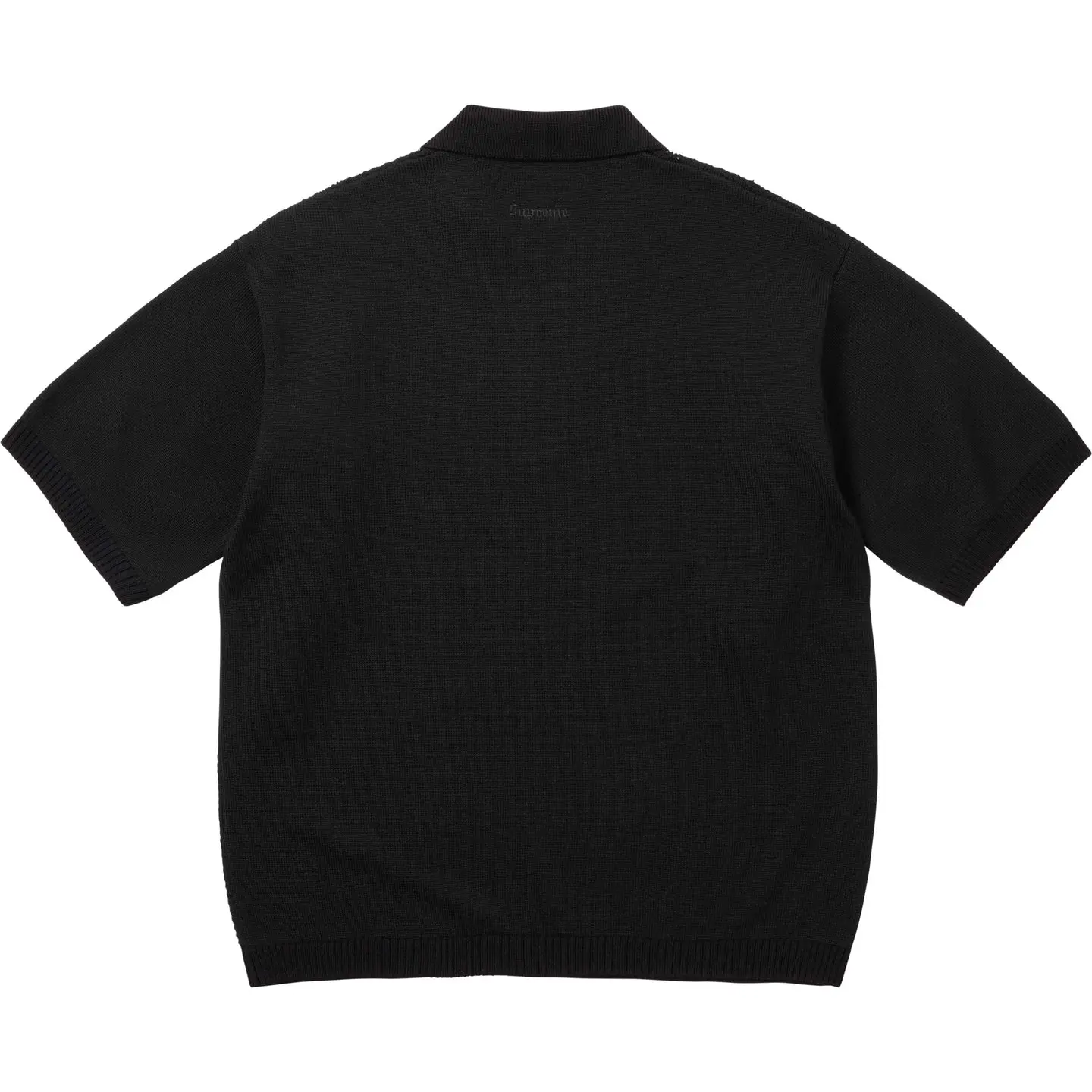 Supreme Beaded Zip S/S Polo Sweater