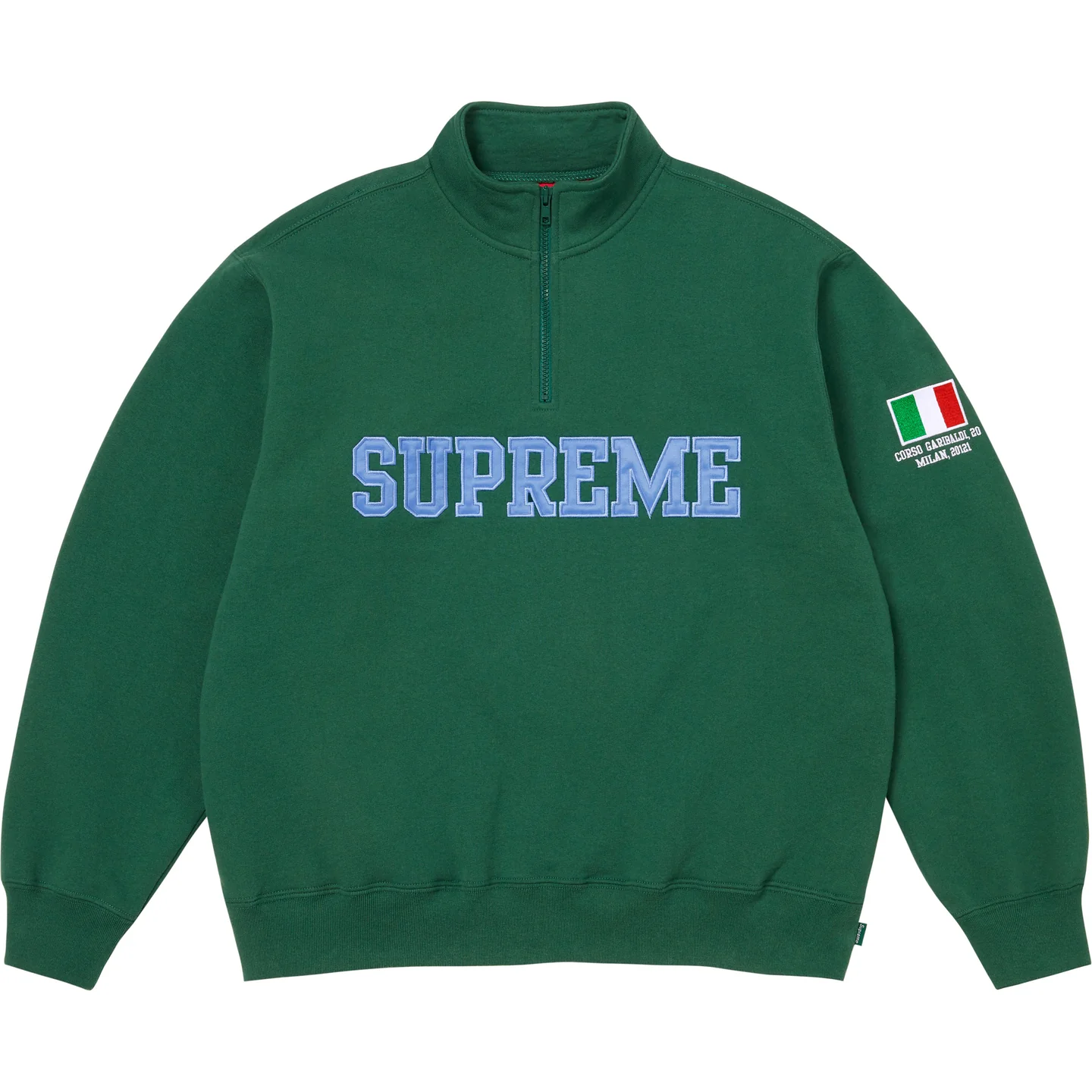 Supreme Shop Flag Half Zip Pullover