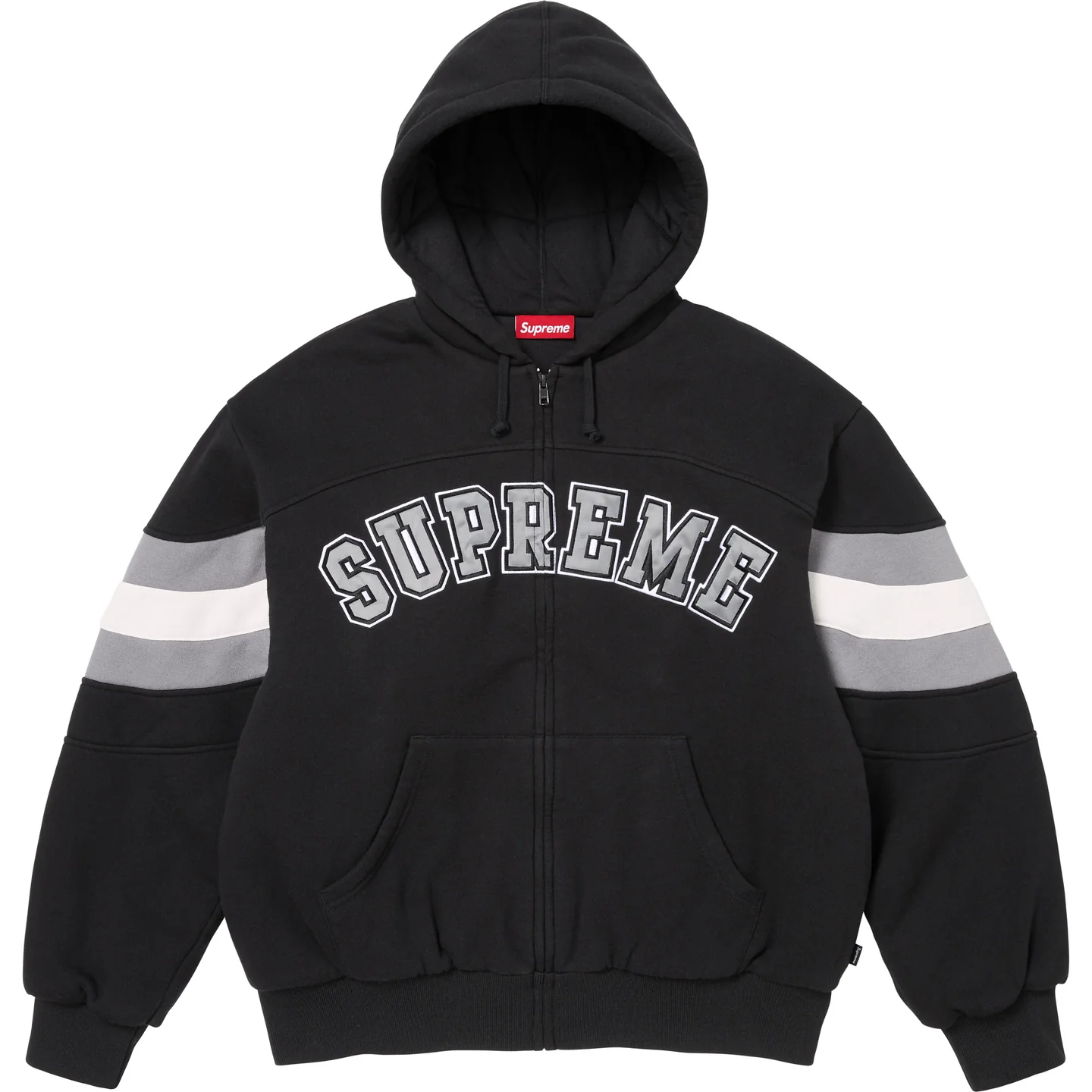Supreme Filled Zip Up Hooded Sweatshirt