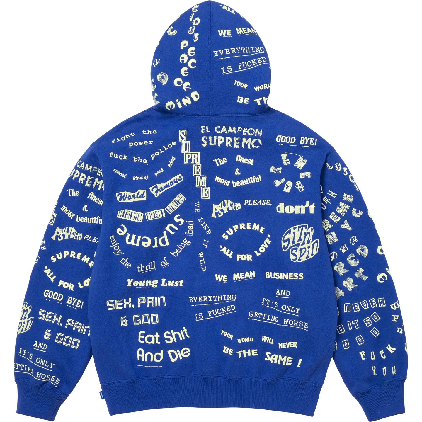 Supreme Too Deadly Hooded Sweatshirt
