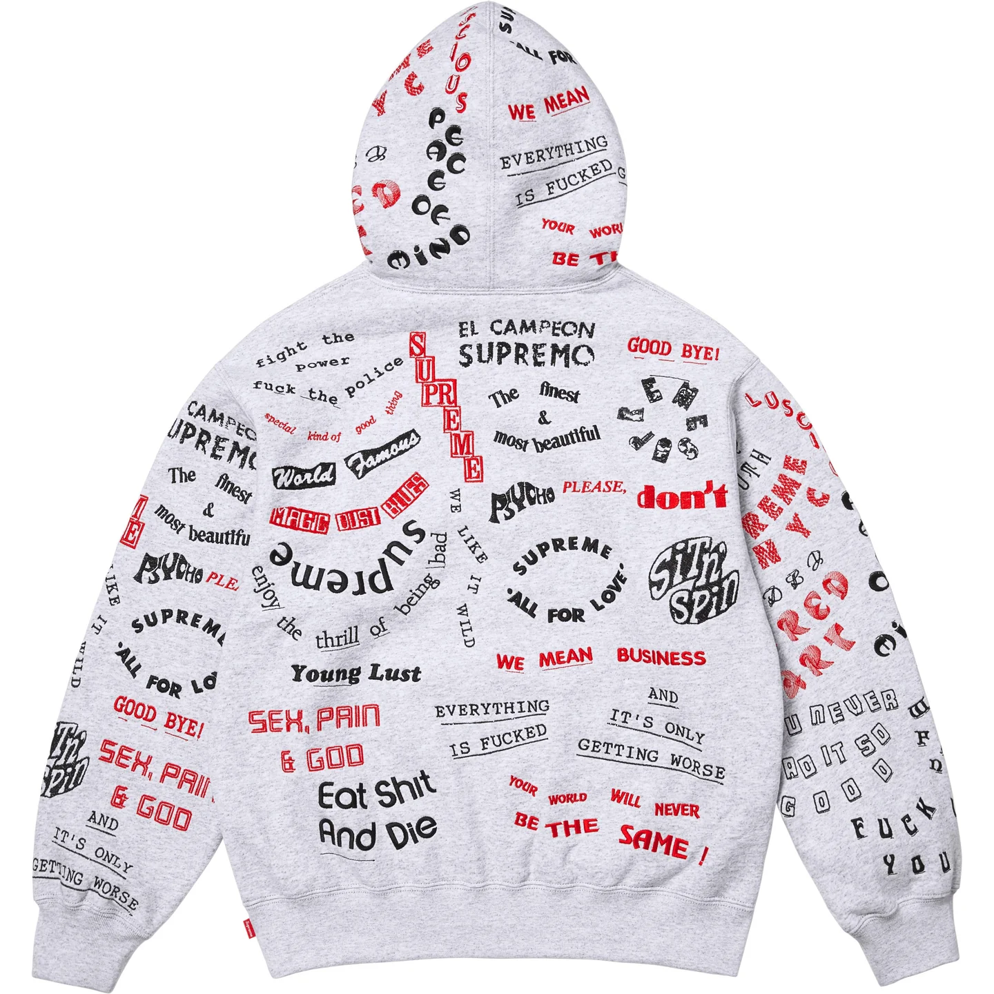 Supreme Too Deadly Hooded Sweatshirt