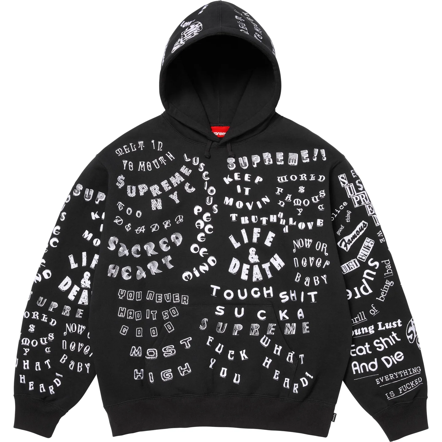 Supreme Too Deadly Hooded Sweatshirt