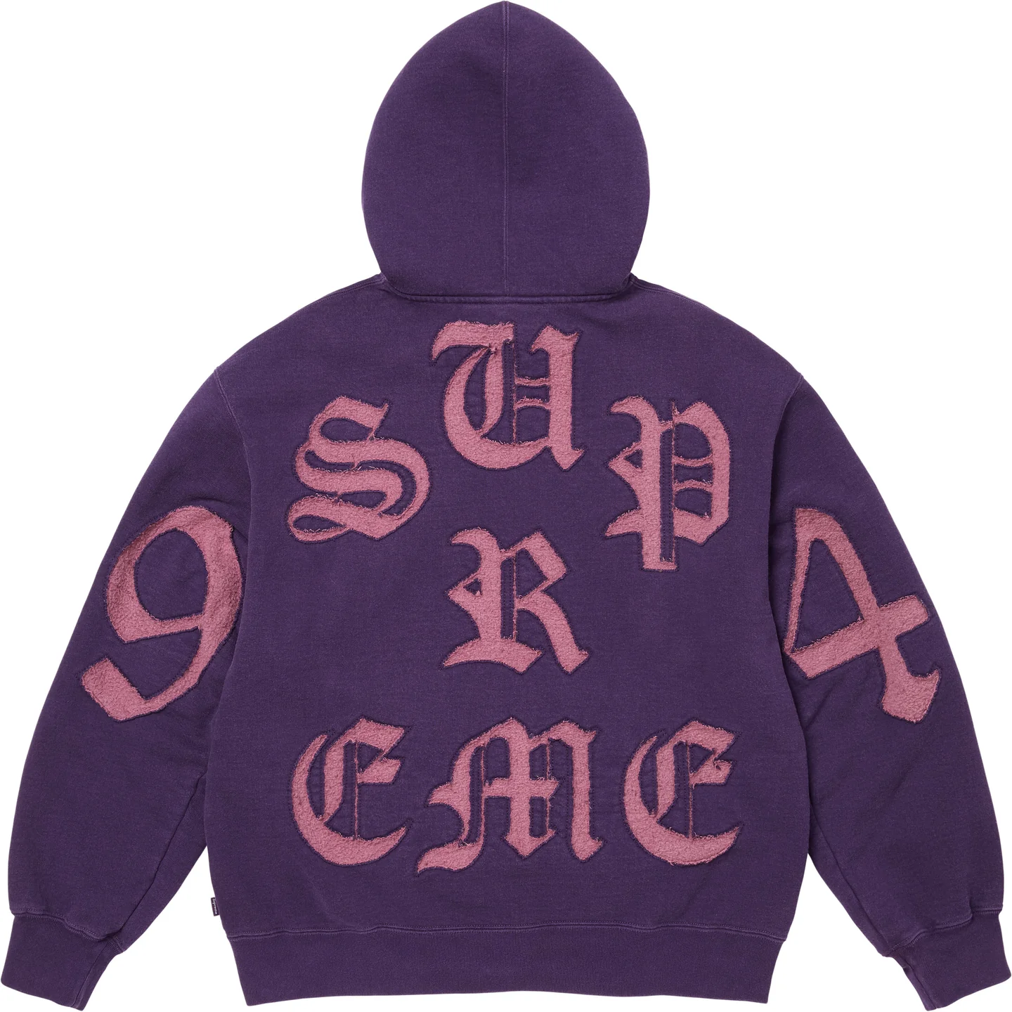 Supreme Cut Out Zip Up Hooded Sweatshirt
