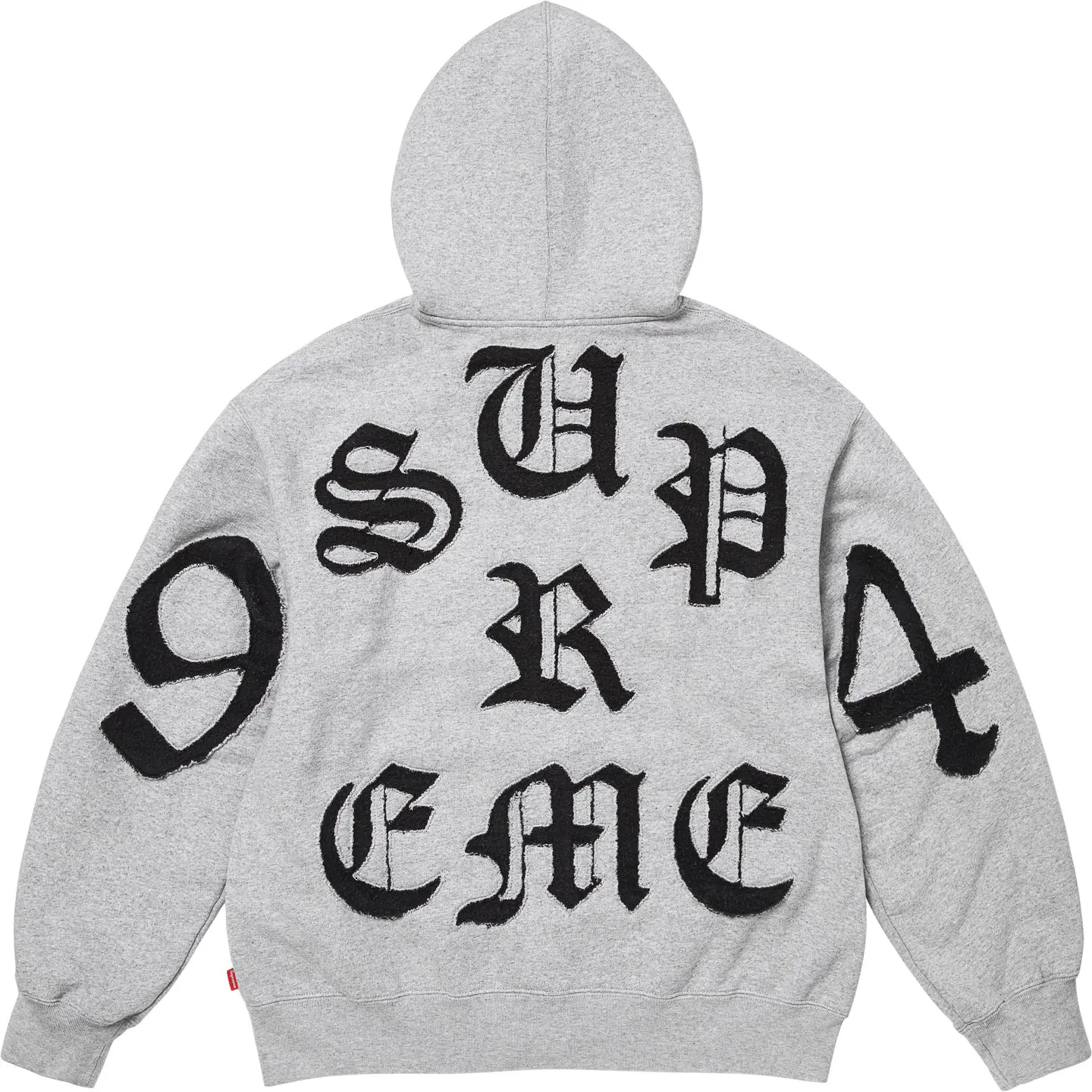 Supreme Cut Out Zip Up Hooded Sweatshirt
