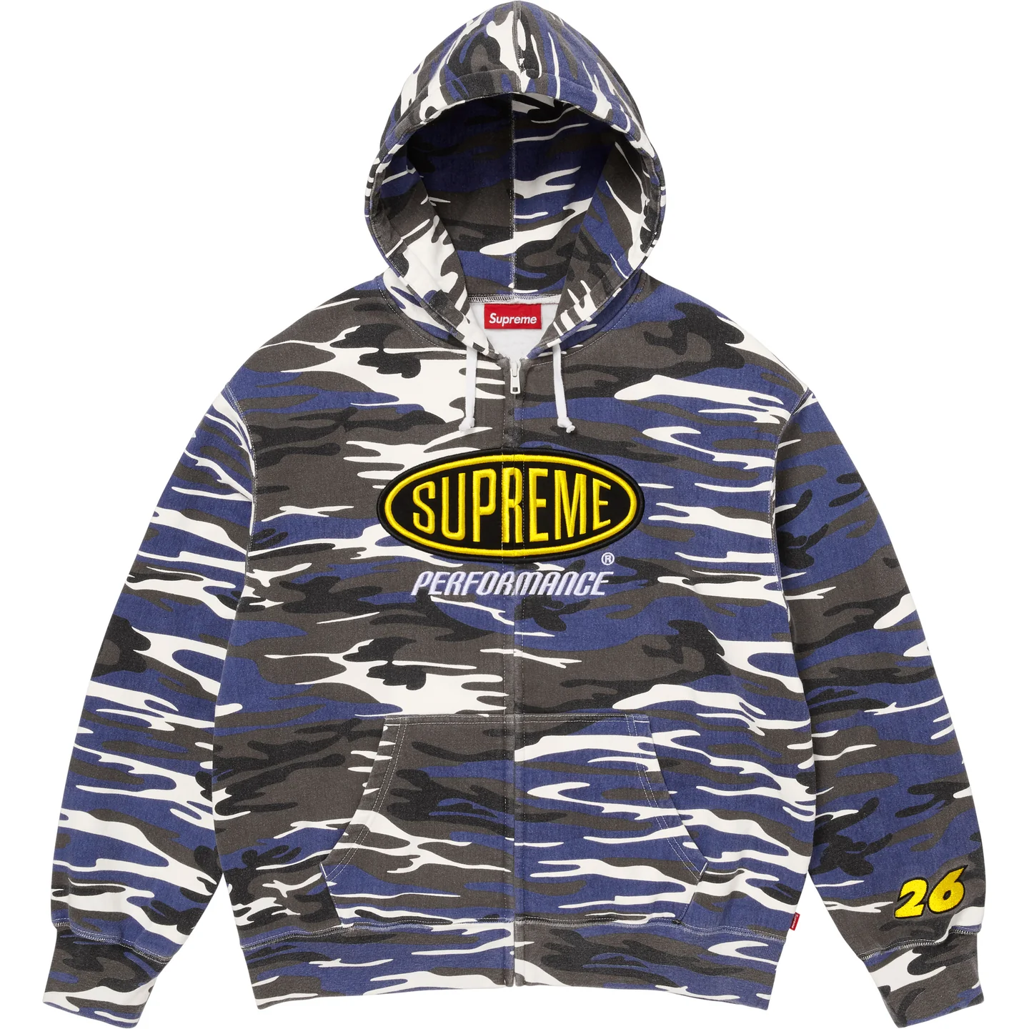 Supreme Performance Zip Up Hooded Sweatshirt