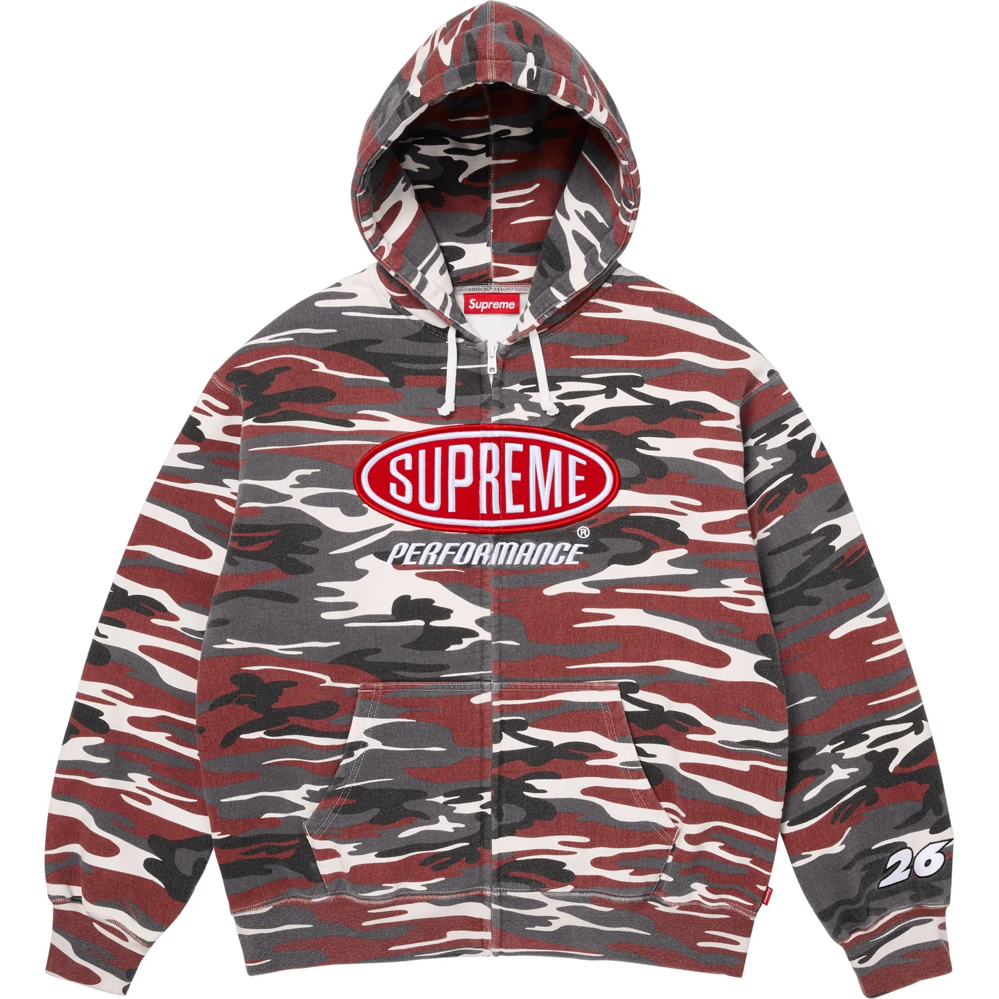 Supreme Performance Zip Up Hooded Sweatshirt