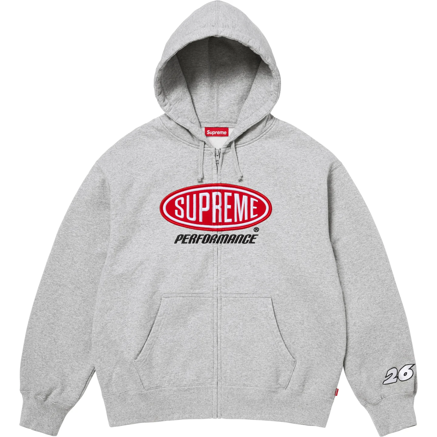 Supreme Performance Zip Up Hooded Sweatshirt