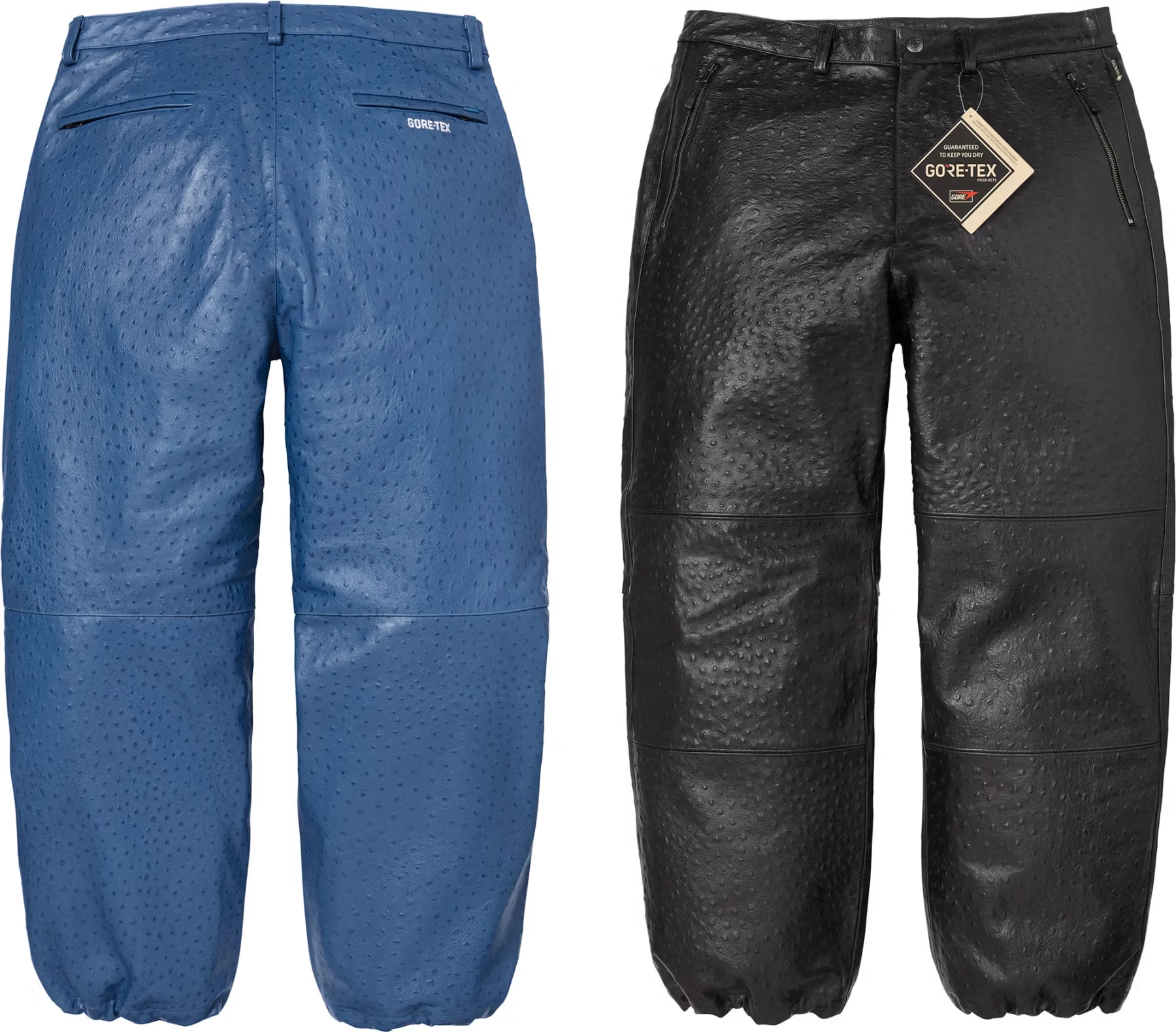 Supreme GORE-TEX Ostrich Embossed Leather Pant