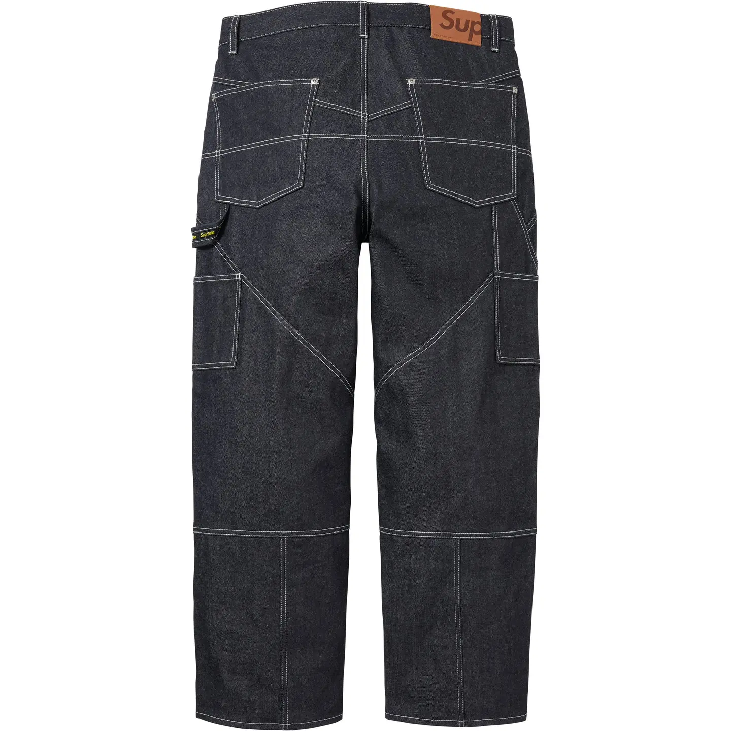 Supreme Contrast Stitch Double Knee Painter Jean