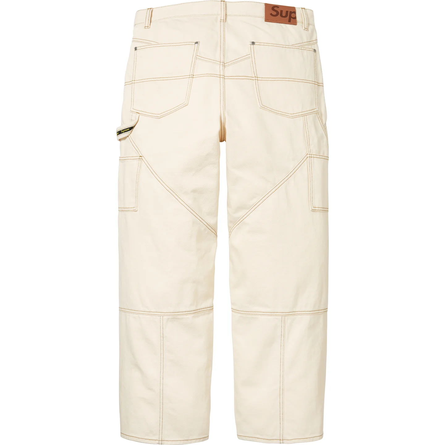 Supreme Contrast Stitch Double Knee Painter Jean