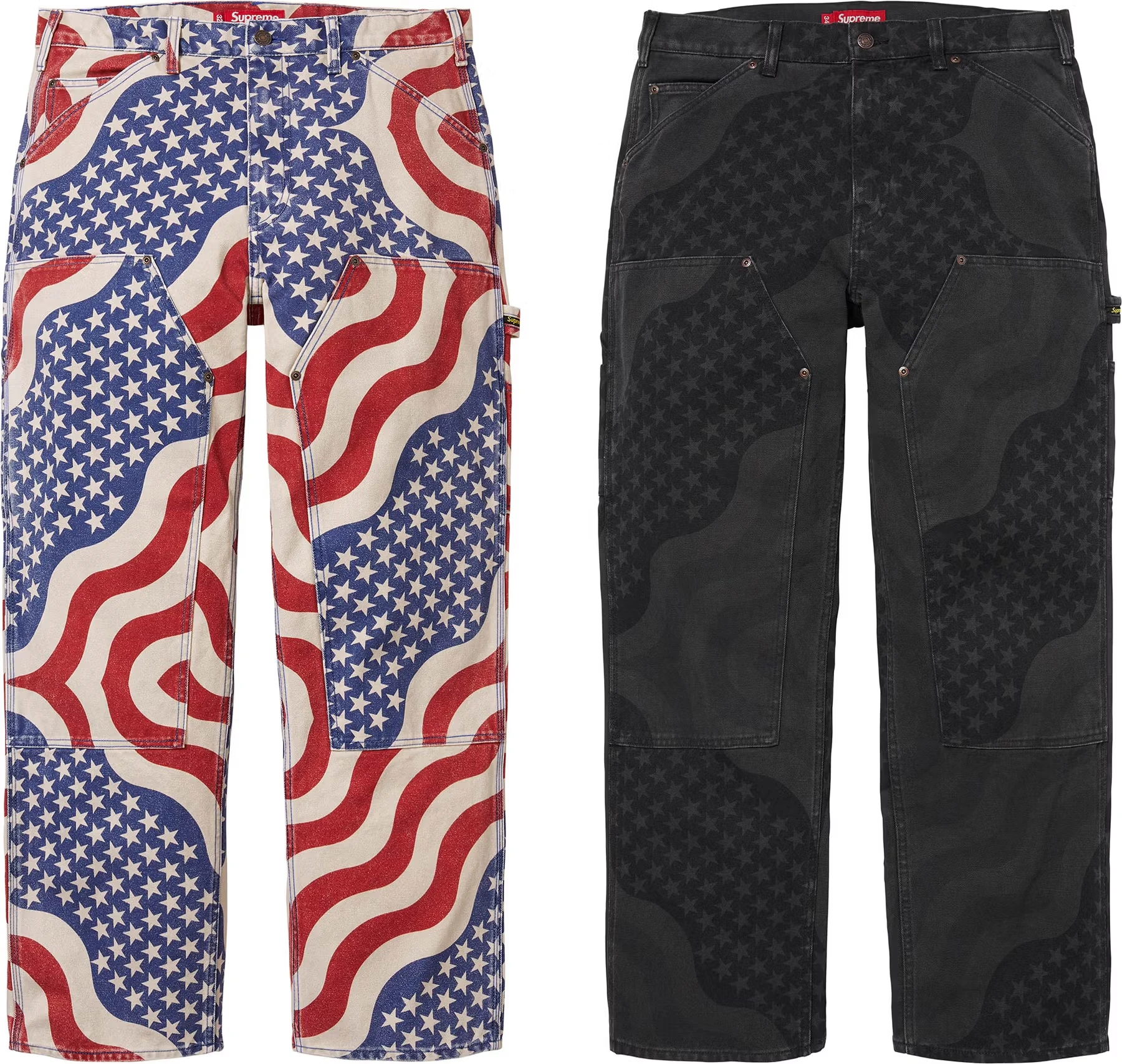 Supreme Flag Double Knee Painter Pant