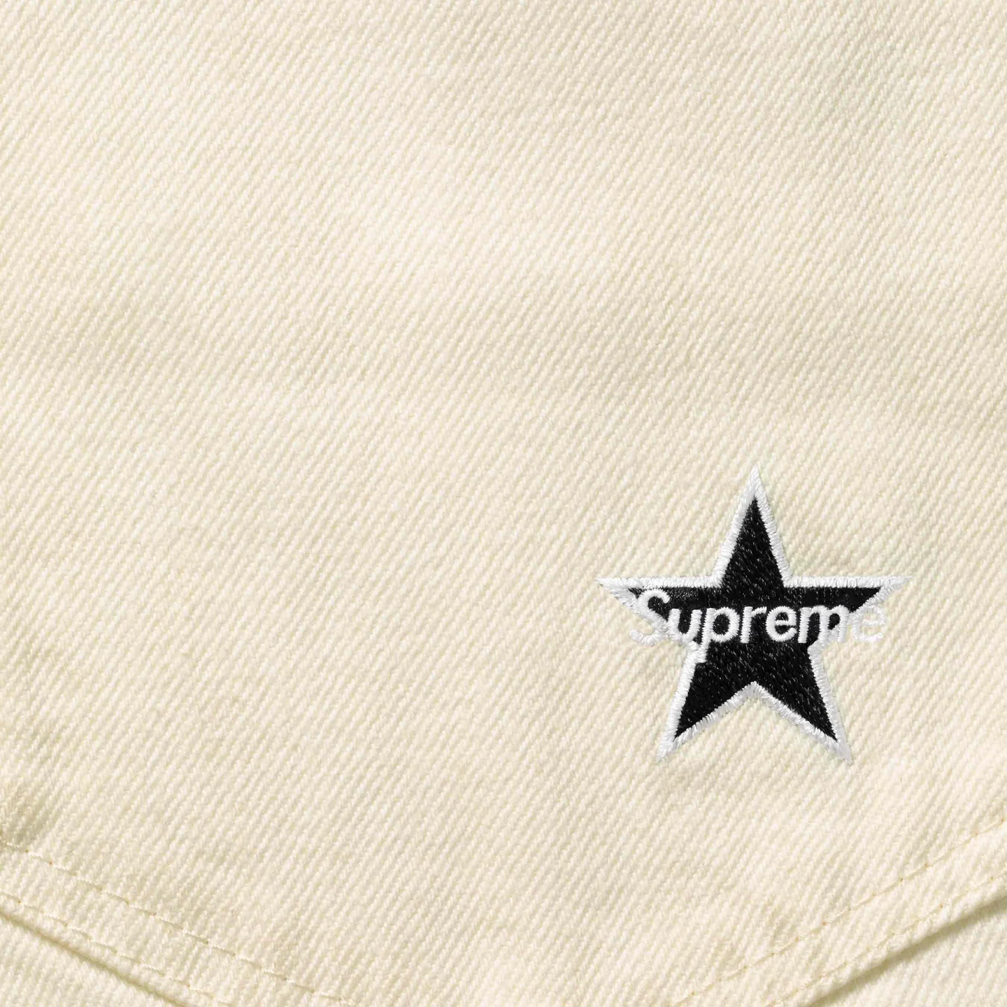 Supreme Distressed Loose Fit Selvedge Jean