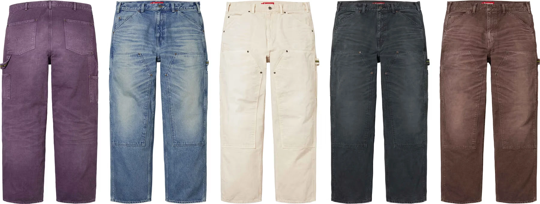 Supreme Worn Double Knee Painter Pant