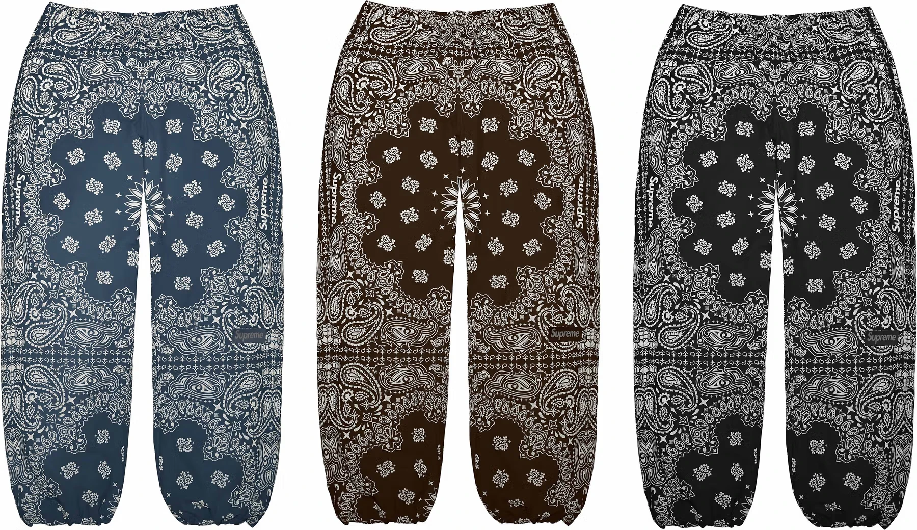 Supreme Reflective Bandana Track Pant