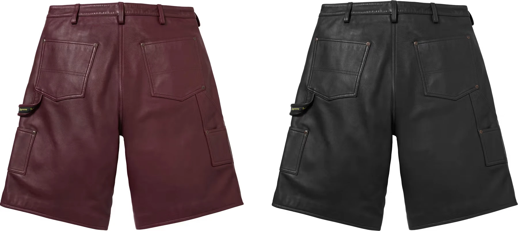 Supreme Leather Double Knee Painter Short