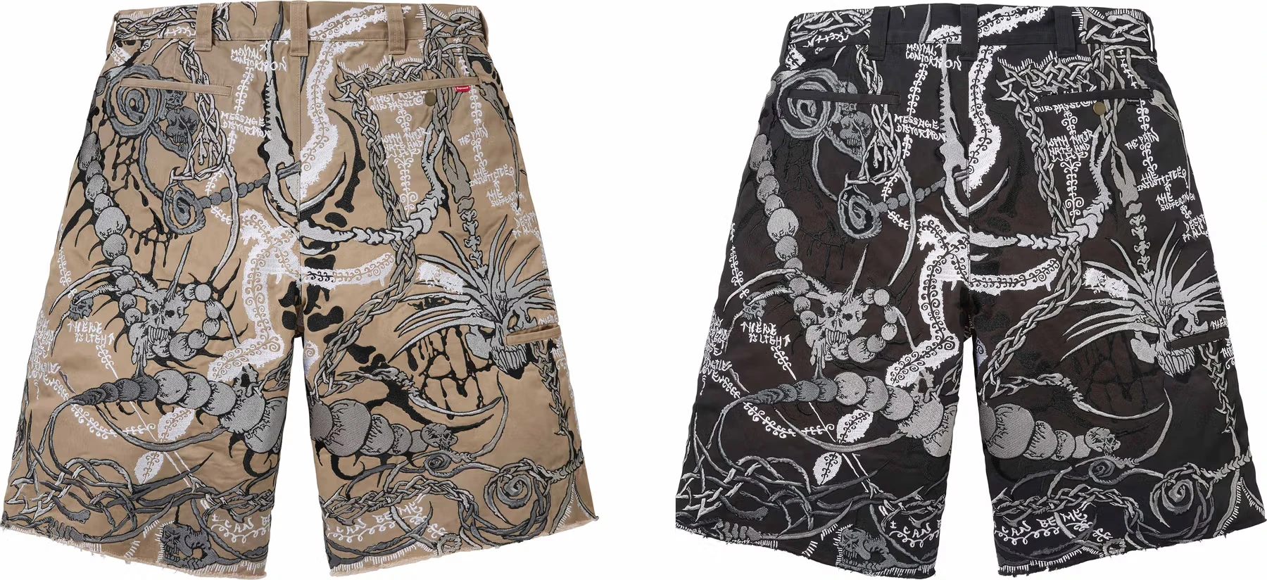 Supreme Supreme Wombat Embroidered Work Short