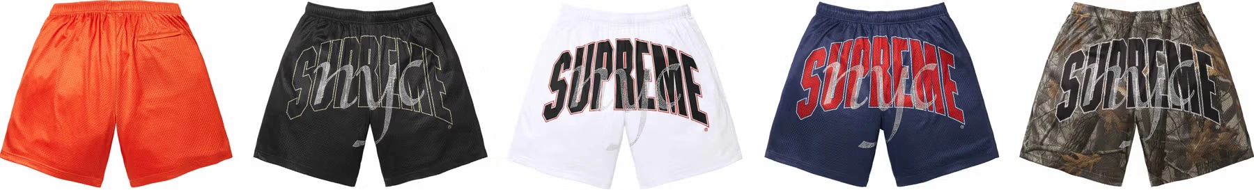 Supreme Rhinestone Mesh Short