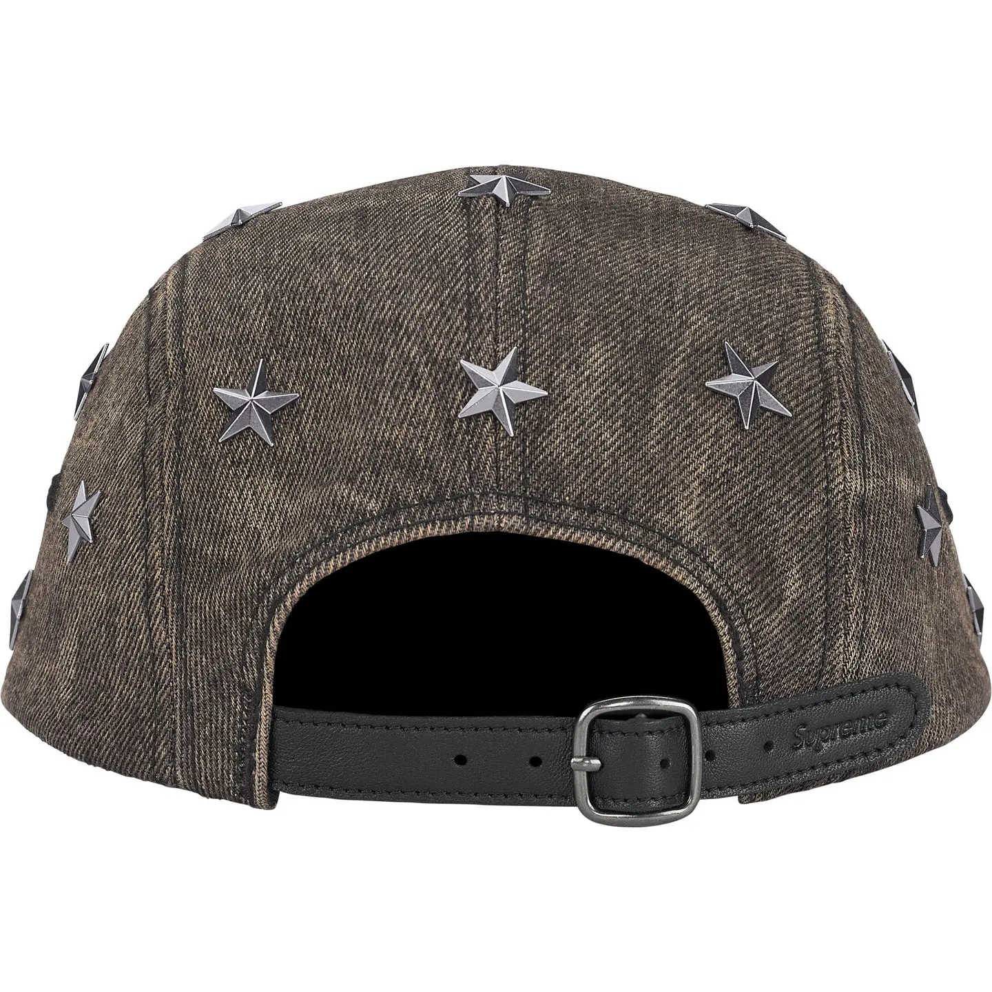 Supreme Stars Studded Denim Camp Cap