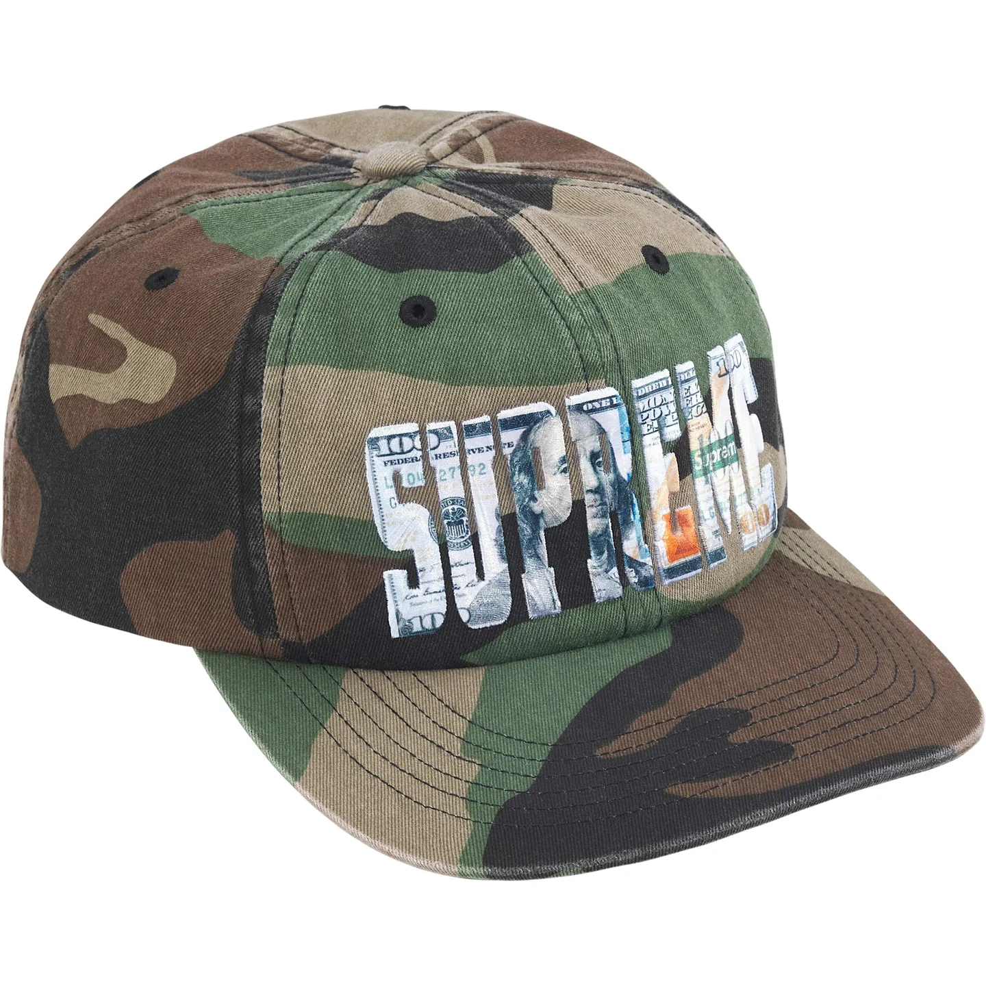 Supreme Supreme Embroidered Money Logo 6-Panel