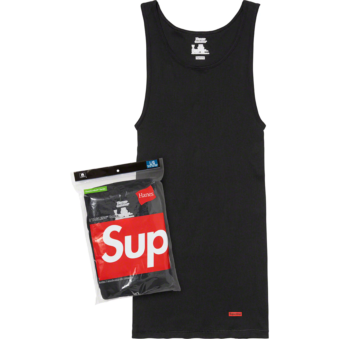 Supreme Supreme Supreme®/Hanes® Tagless Tank Tops (3 Pack)