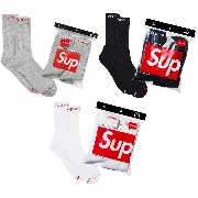 Supreme Supreme Supreme®/Hanes® Crew Socks (4 Pack)