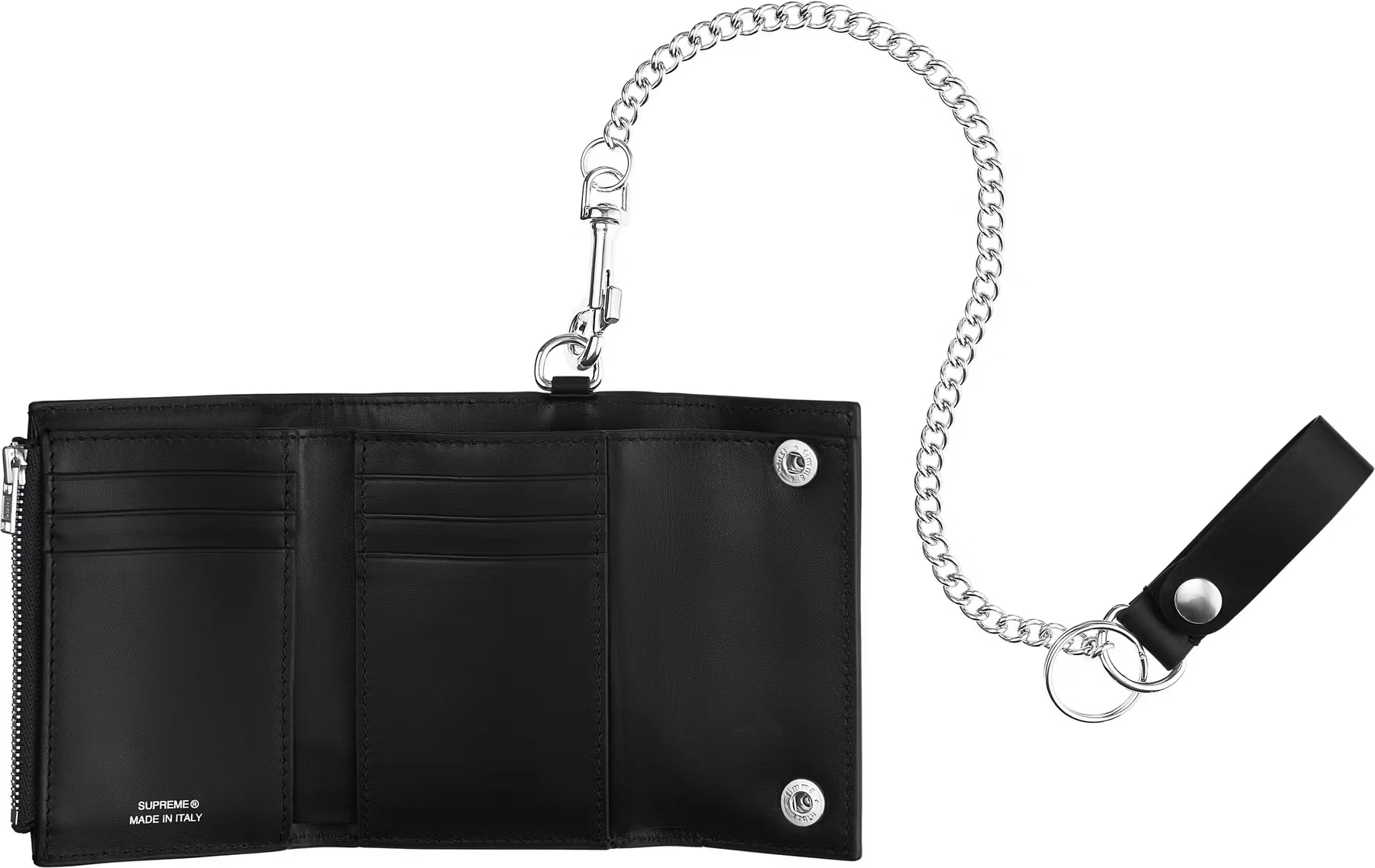 Supreme Leather Chain Wallet